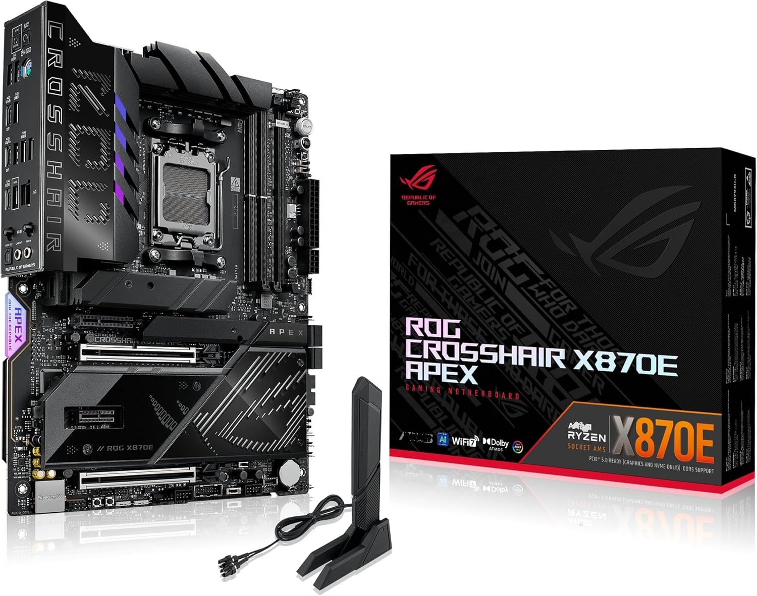X870E Atx Motherboard - Nouvelle carte mère ROG Crosshair X870E