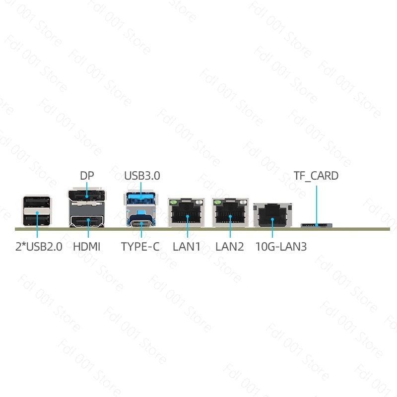Mini Itx Dual 2.5G Nas Motherboard - Carte mère N100 double 2.5G 10G