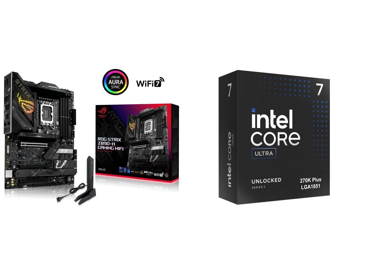 Z890 Wi-Fi 7 Motherboard - Combo carte mère et processeur -