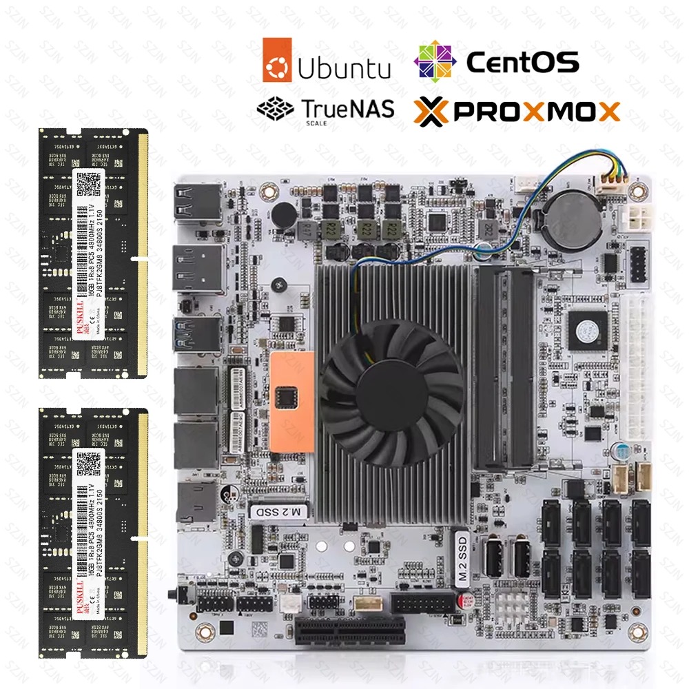 Carte mère NAS I5-8265U ES 8 S - Mini Itx Dual 2.5G Nas Motherboard avis et prix