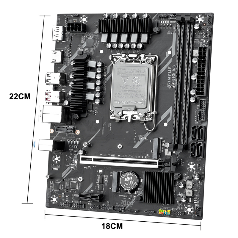 Carte mère de jeu JGINYUE H810 - Lga1851 Gaming Motherboard avis et prix