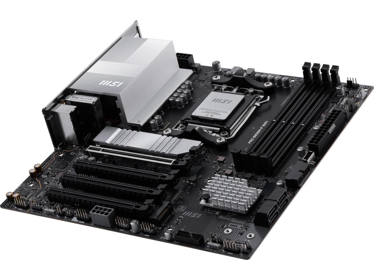 Carte mère MSI PRO B850M-P WIF - Am5 Micro Atx Pcie 5.0 Motherboard avis et prix